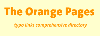 Typographic Orange Pages